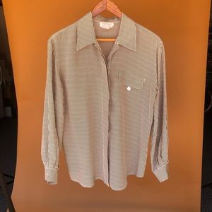 Vintage Silk button down top